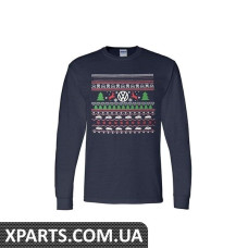 Потворна різдвяна футболка з довгим рукавом - 2X VAG DRG003858NVY2X