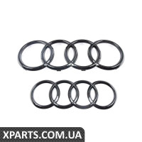 Чорний Audi Rings Badge - Пара VAG ZAW098010DDSP