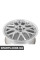 R90 MINI Композитне колесо з перехресними спицями 17" (4x100) Срібло BMW 36116777968