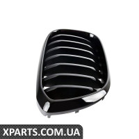 Високий блиск чорні передні ґрати для нирок - праворуч BMW 51138469960