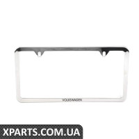 Тонкая рамка номерного знака - полированная VAG 000071801AB5R5