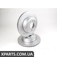 Задня ямочка & amp; Гальмівні ротори з прорізами - пара (324x22) BMW 34216795754