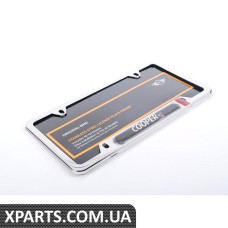 MINI "Купер С" Рамка номерного знака з логотипом - хром BMW 82120307592