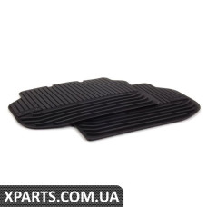 Комплект гумових килимків для підлоги Basic Line - задній BMW 51472153889