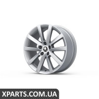 Легкосплавный диск Octavia A7 R18 ALARIS silver VAG 5E0071498D8Z8