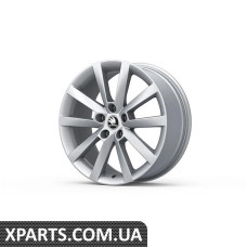 Легкосплавний диск Octavia A7 R18 ALARIS silver VAG 5E0071498D8Z8