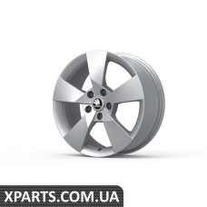 Легкосплавний диск Octavia A7 R17 DENOM silver VAG 5E00714978Z8