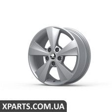 Легкосплавний диск Octavia A7 R16 VELORUM silver VAG 5E0071496C8Z8
