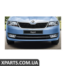 Хромована смуга переднього спойлера VAG 5JA071311