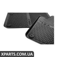 Гумові килимки салону Fabia III к-т 2шт. задні VAG 6V0061551