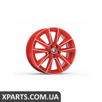 Легкосплавний диск Fabia III/Rapid R17 SAVIO red VAG 5JA071497EMN4