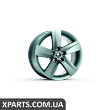 Легкосплавний диск Fabia III / Rapid R16 ROCK silver VAG 6V0071496C8Z8