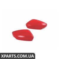 Накладки зовнішніх дзеркал (червоні) Fabia III / Rapid VAG 6V0072530