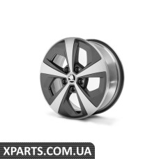 Легкосплавний диск Octavia A7 R16 LEPUS black VAG 5E0071496FHA7