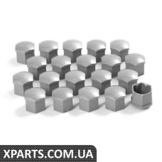 Комплект ковпачків колісних болтів, Silver metallic VAG 1Z00712157ZS