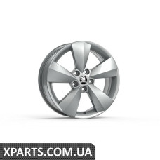 Легкосплавний диск Kodiaq R17 NANUQ silver VAG 5650714978Z8