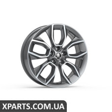 Легкосплавний диск Kodiaq R19 CRATER anthracite VAG 565071499AHA7