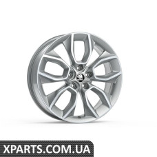 Легкосплавний диск Kodiaq R19 CRATER silver VAG 565071499H8Z8
