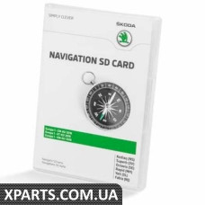 Карточка SD с картами навигации Europe 1 (CW 31/2018) VAG 5L0051236AH