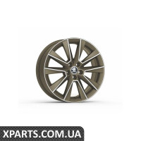 Легкосплавний диск Fabia III/Rapid R17 SAVIO platinum matt VAG 5JA071497DHZ9