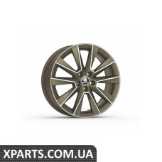 Легкосплавний диск Fabia III/Rapid R17 SAVIO platinum matt VAG 5JA071497DHZ9