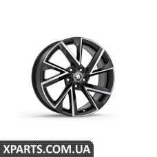 Легкосплавний диск Octavia A7 R18 VEGA black VAG 5E0071498NJX2