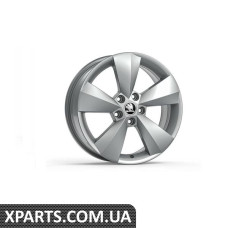 Легкосплавний диск Karoq R16 NANUQ silver VAG 57A071496A8Z8