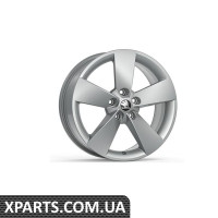 Легкосплавний диск Karoq R17 RATIKON silver VAG 57A071497C8Z8