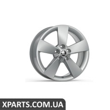 Легкосплавний диск Karoq R17 RATIKON silver VAG 57A071497C8Z8