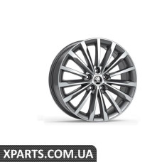 Легкосплавний диск Karoq R18 TRINITY anthracite metallic VAG 57A071498AHA7