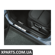 Декоративні/захисні накладки на пороги (п/м) Yeti VAG KDA630002