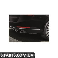 Декоративна накладка (молдинг) заднього бампера Superb III хром VAG 3V0071004A