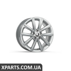 Легкосплавний диск Fabia III / Rapid R16 VIGO Silver VAG 5JA071496H8Z8