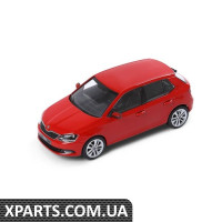 Модель SKODA Fabia III 1:43 Corrida Red VAG 6V6099300F3K