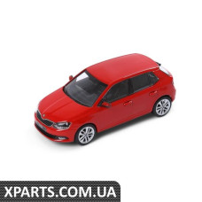 Модель SKODA Fabia III 1:43 Corrida Red VAG 6V6099300F3K
