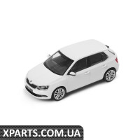 Модель SKODA Fabia III 1:43 white VAG 6V6099300F9E