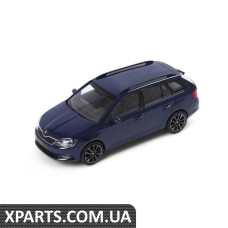 Модель SKODA Fabia Combi III 1:43 Pacific Blue VAG 6V9099300F5A