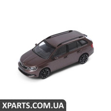 Модель SKODA Fabia Combi III 1:43 Topaz Brown VAG 6V9099300F8Z
