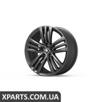 Легкосплавний диск Octavia A7/Superb II R18 TRINITY anthracite VAG 3T0071498AHA7