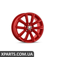 Легкосплавний диск Fabia III/Rapid R16 VIGO red VAG 6V0071496EMN4