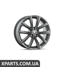 Легкосплавний диск Fabia III / Rapid R16 VIGO anthracite VAG 6V0071496FHA7