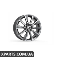 Легкосплавний диск Fabia III / Rapid R17 BRAGA anthracite VAG 5JJ071497CHA7