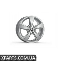 Легкосплавний диск Fabia III/Rapid R15 DENEB silver VAG 5JA071495B8Z8