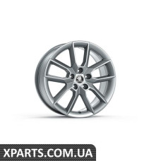 Легкосплавний диск Octavia A7 R18 GEMINI silver VAG 5E0071498F8Z8