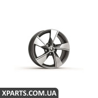 Легкосплавний диск Octavia A7 R17 NIVALIS anthracite VAG 5E0071497FHA7