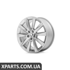 Легкосплавний диск Fabia III/Rapid R17 SAVIO silver VAG 5JA071497J8Z8