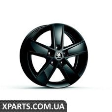 Легкосплавний диск Octavia A7 R16 STAR black VAG 5E0071496HFL8