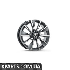 Легкосплавний диск Karoq R18 BRAGA antracite VAG 57A071498BHA7