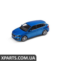 Модель SKODA Scala 1:43 Race Blue VAG 657099300F5W