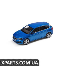 Модель SKODA Scala 1:43 Race Blue VAG 657099300F5W